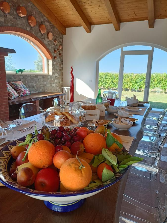 La Ricarda Dimora Di Campagna Acomodação com café da manhã Paestum Exterior foto